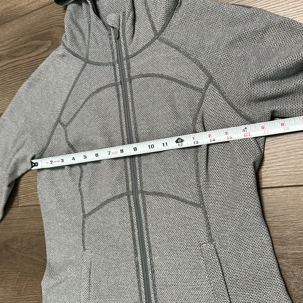 Prana Rockaway‎ Full Zip Gray Texture Hoodie Jacket Size Small - Image 9