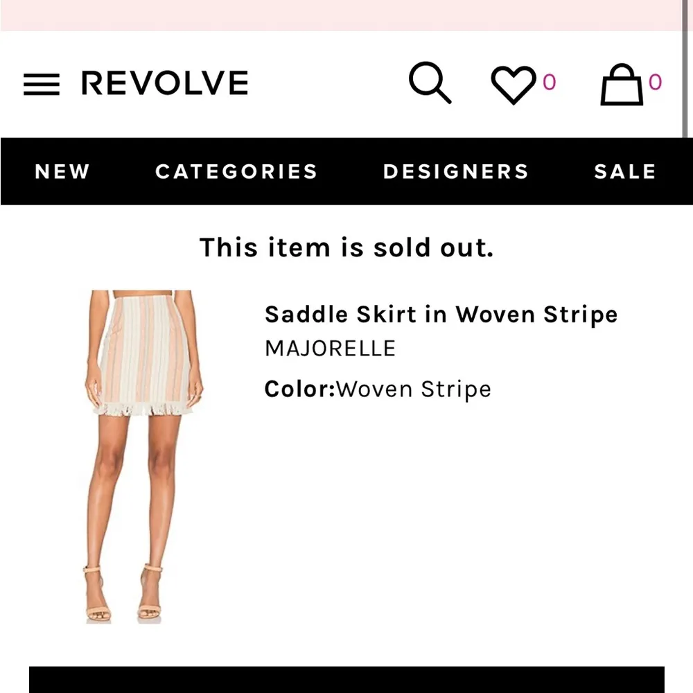 Revolve  Saddle Skirt Size Small - Image 8