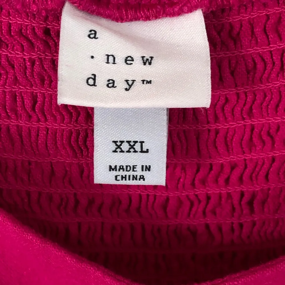 A new day Fushia linen blend dress XXL - Image 3