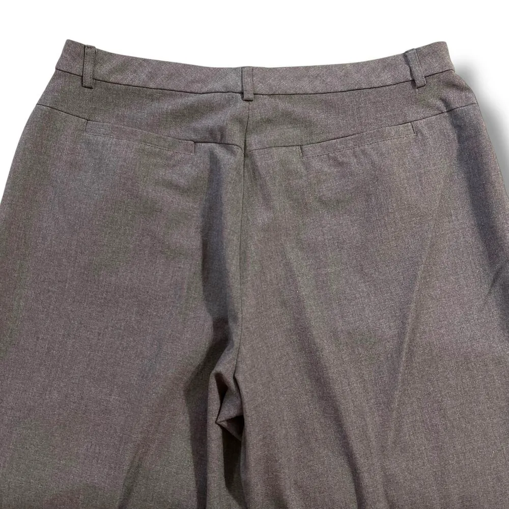 Old Navy Womens Dress Pants Straight Leg Stretch Career Solid Gray Size 10 Short - Image 5