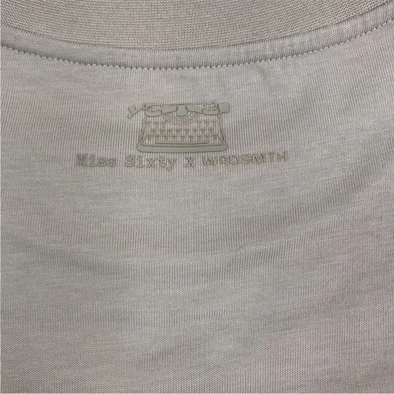 MISS SIXTY x WRLDSMTH Beaded Limited Edition T-Shirt Sz 2 Pink Fairy Boho Y2K - Image 10