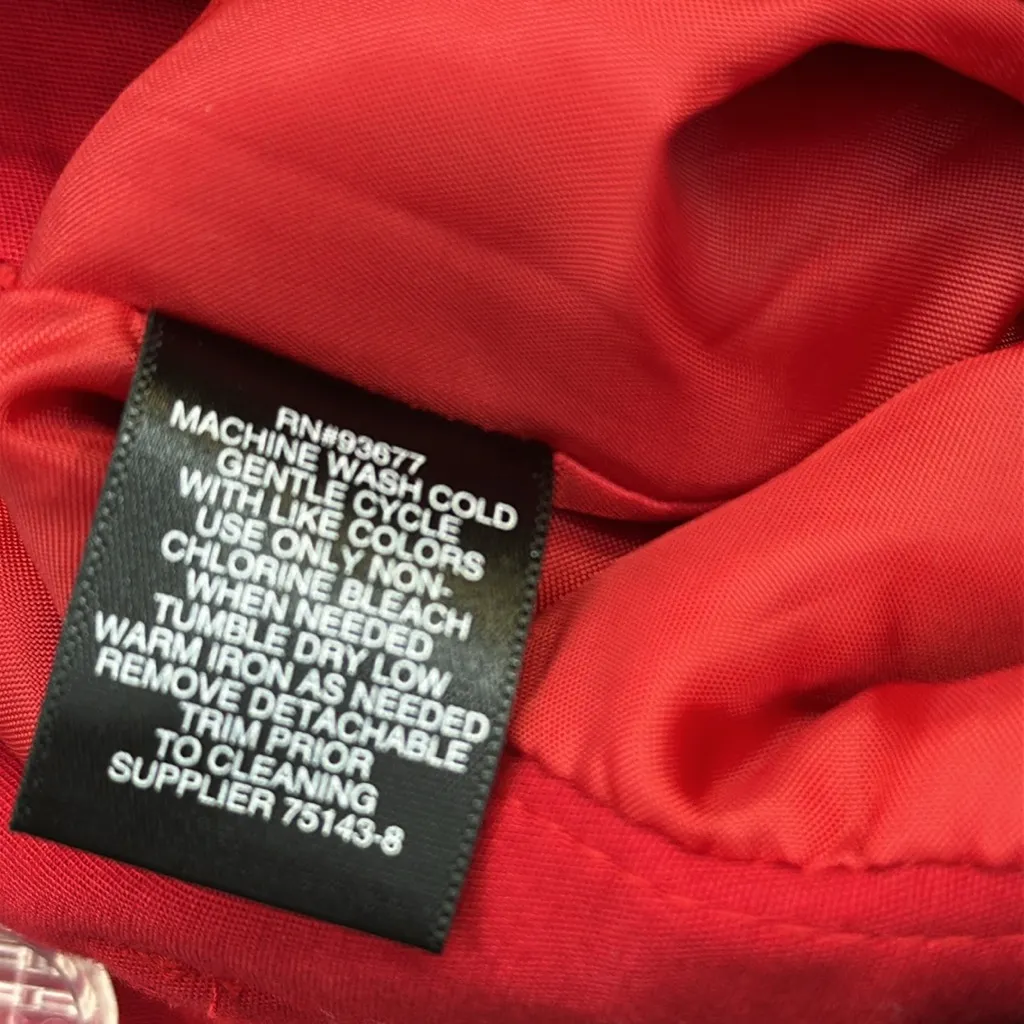 Liz Claiborne Red Pencil Zip Back Stretch Cotton Blend Business Skirt Womens 14 - Image 6