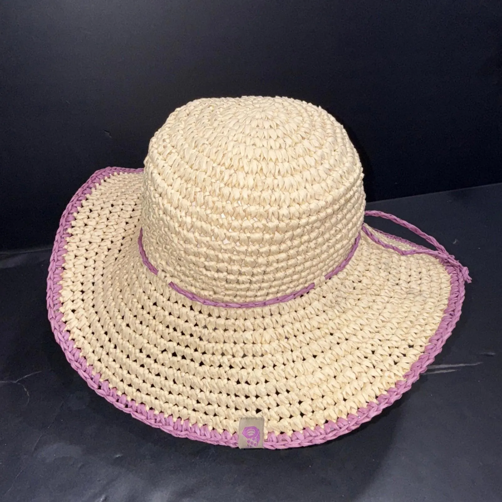 Mountain Hardwear Raffia Straw Floppy Boho Magnolia Sun Hat Women's - Image 4