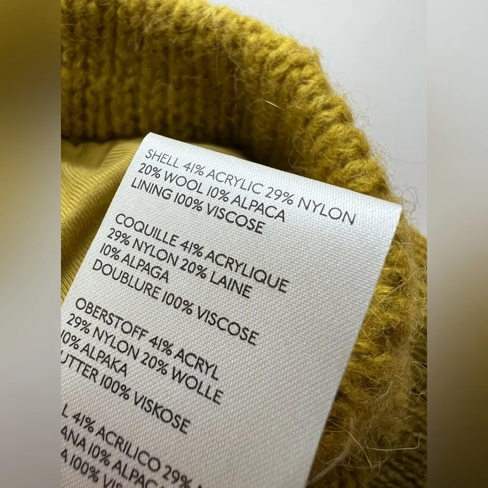 Free People Fade away skirt Wool Alpaca blend Ombre grannie elastic waist lined - Image 6