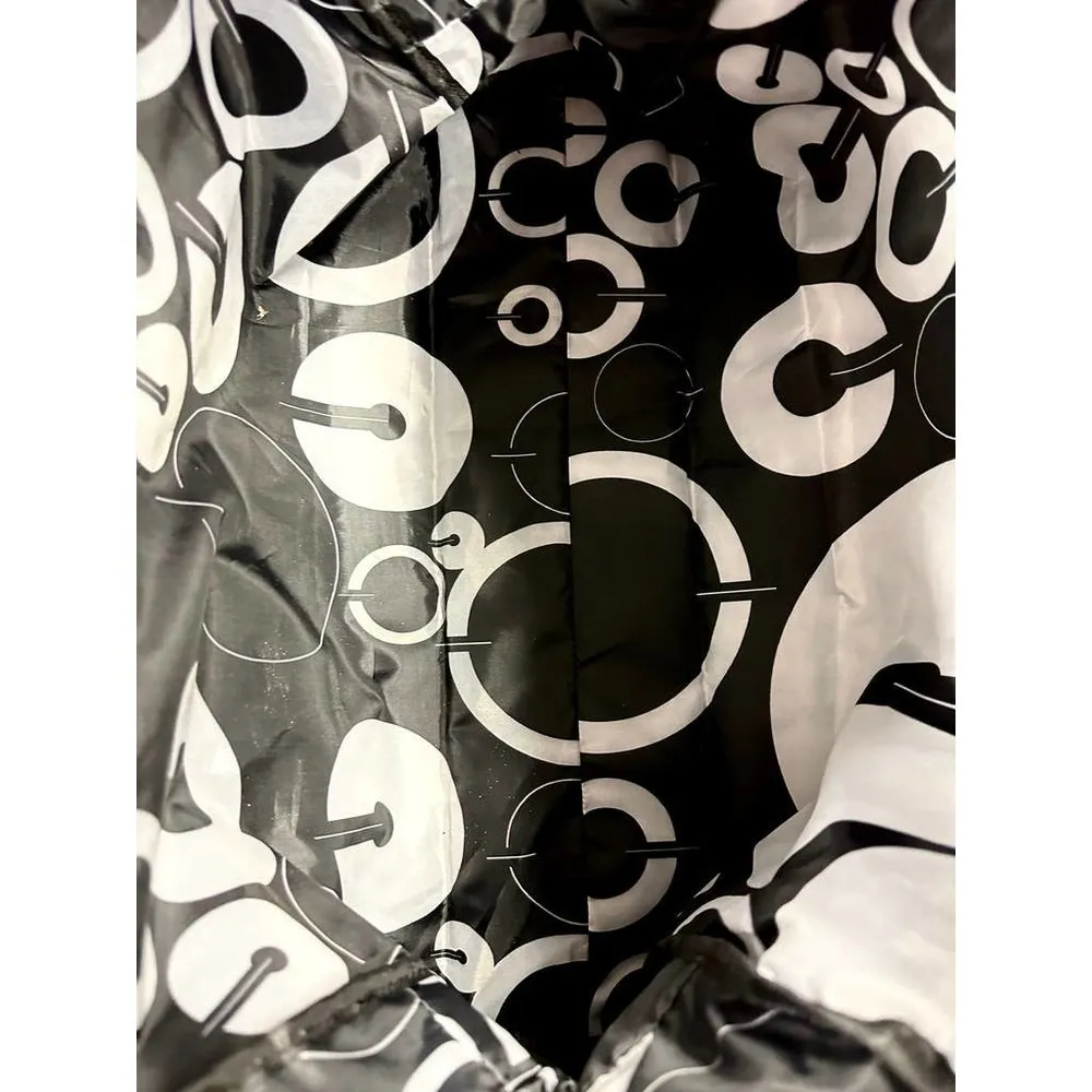 VTG NOS Brown Nylon Gym Bag Exclusively for Bloomingdales XL - Image 3