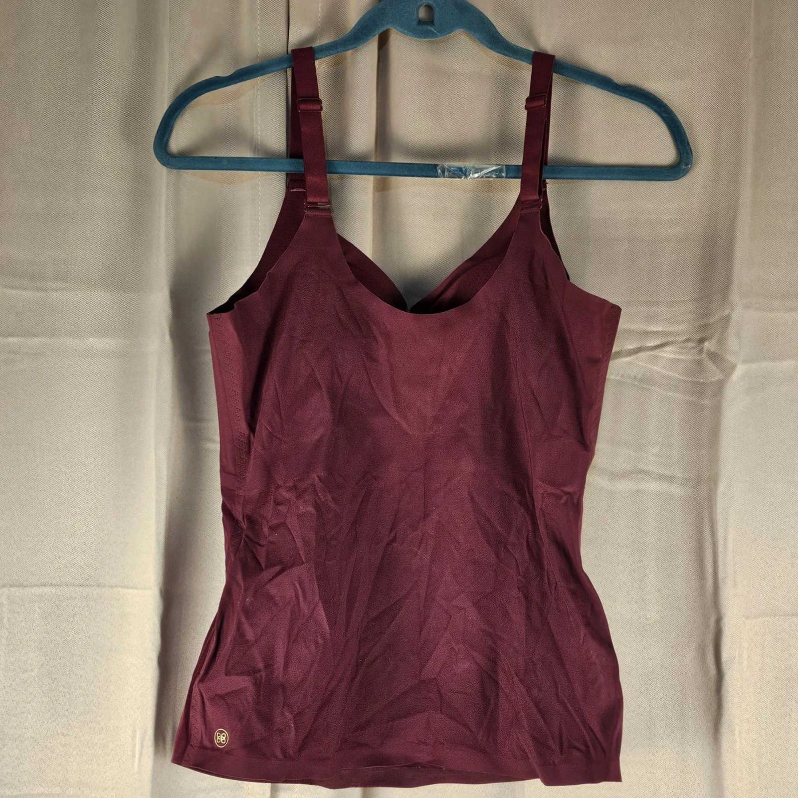 Honeylove Womens Burgundy Red Cami Tank Top Large - Image 2