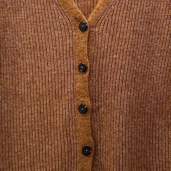 J Jill Cardigan Sweater Brown LP Size undefined - Image 4