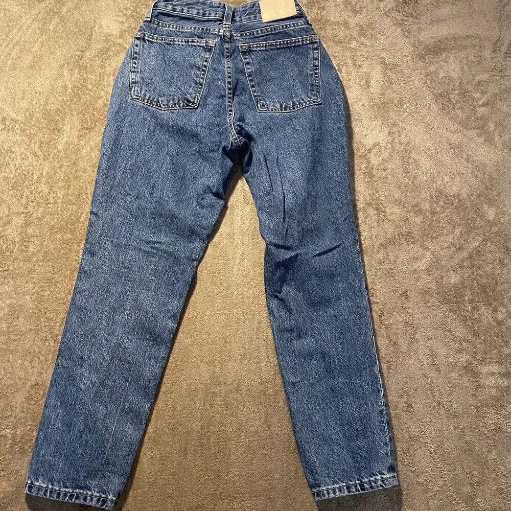 Everlane Jeans Womens Size 24 The Curvy 90's Cheeky Straight Button Fly Pants - Image 6