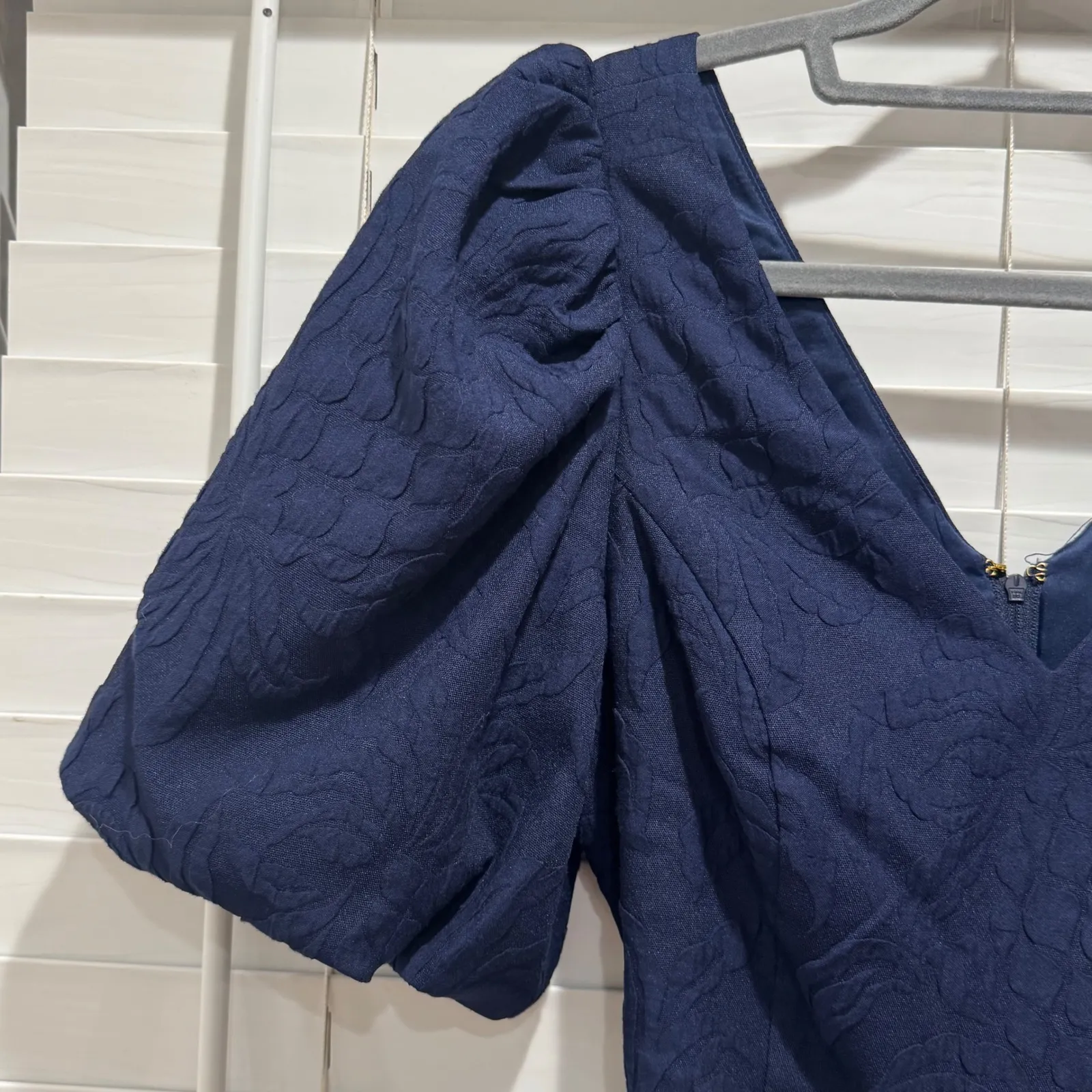 NEW Lilly Pulitzer Kirabelle Navy Pineapple Pucker Short Sleeve Jumpsuit Sz XS 0 - Image 8