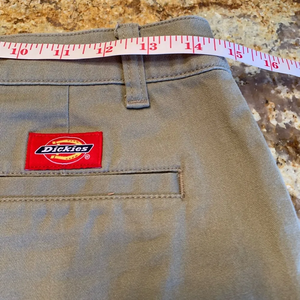 Dickies Khaki Original Straight Leg Pants Size 5 27 - Image 5