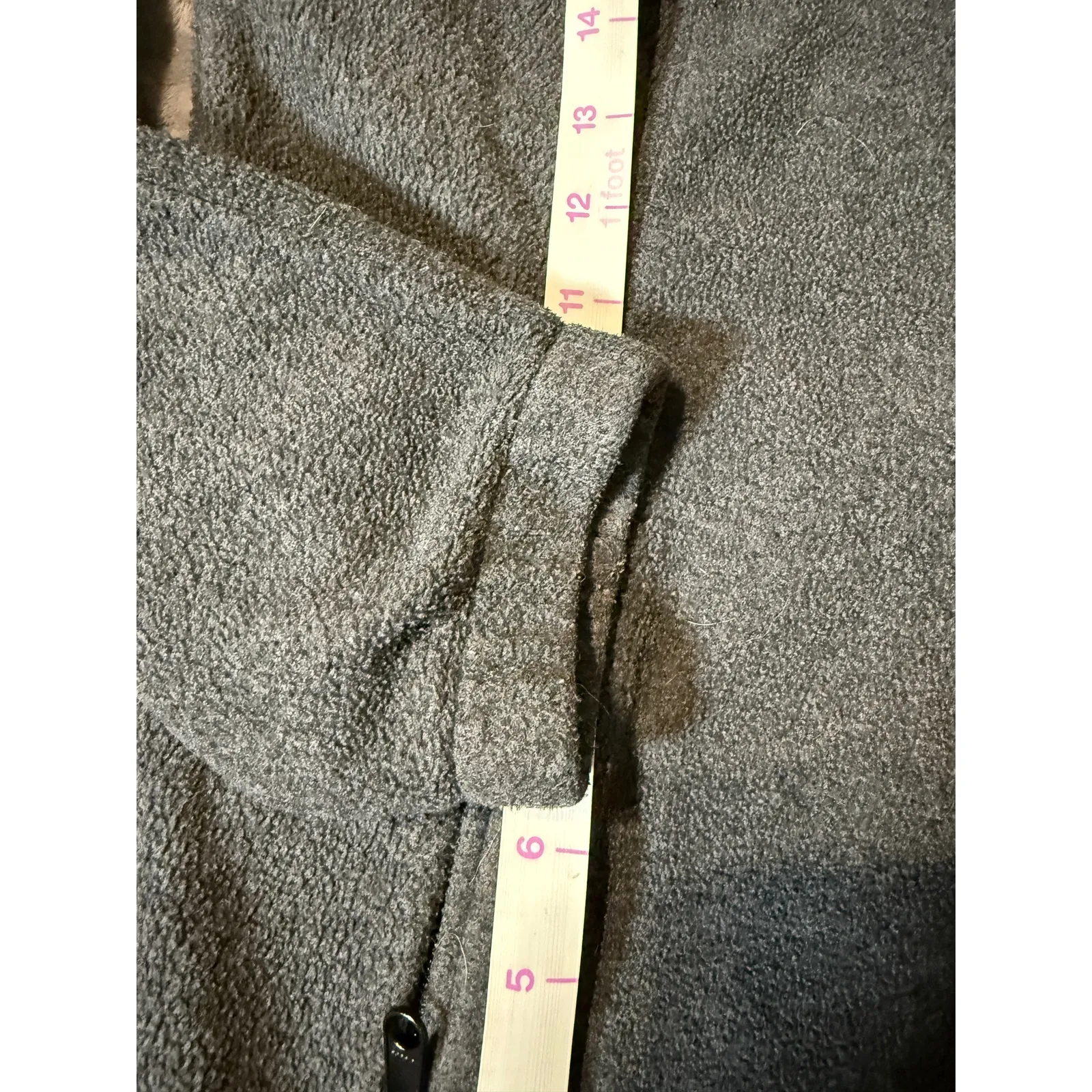 Columbia Benton Springs Fleece Jacket‎ Women Gray Full Zip Outdoor Hiking Medium - Image 6