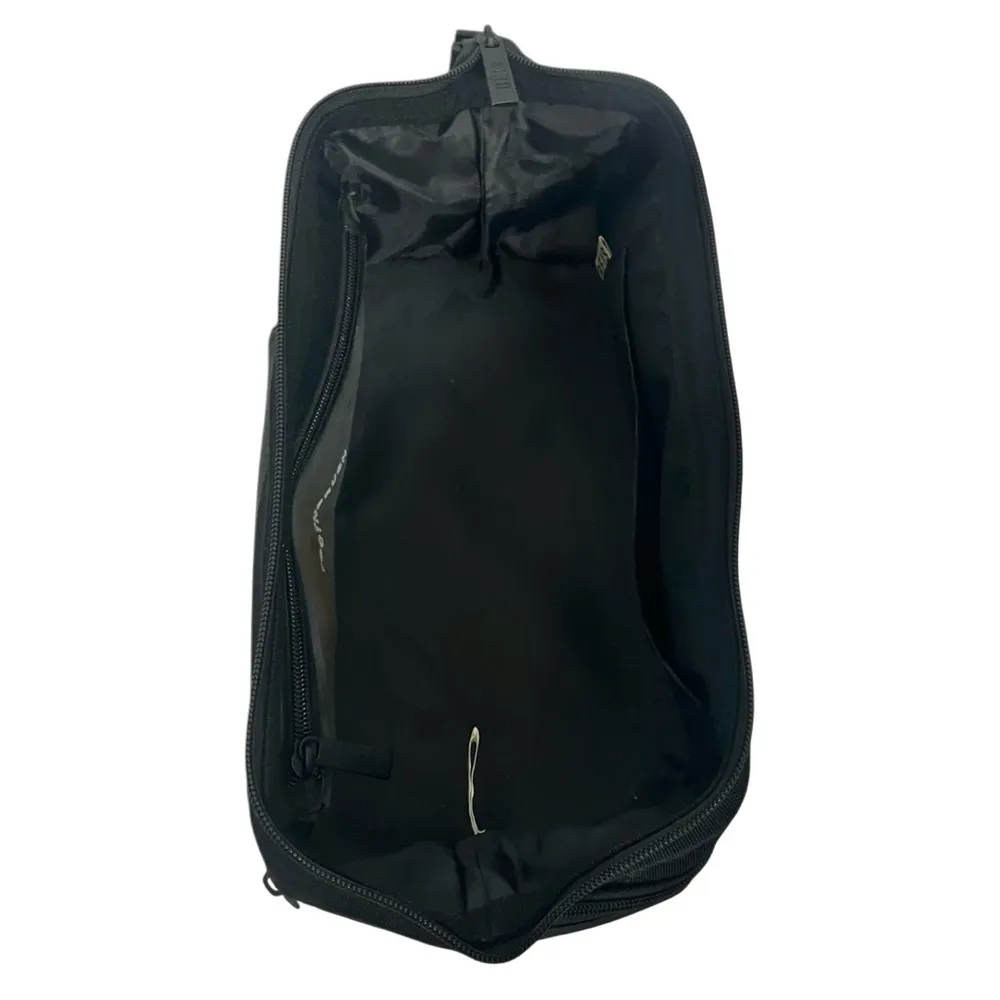 BEIS The Dopp Kit Black Canvas Toiletry Bag Dual Zip Travel Case Unisex - Image 9