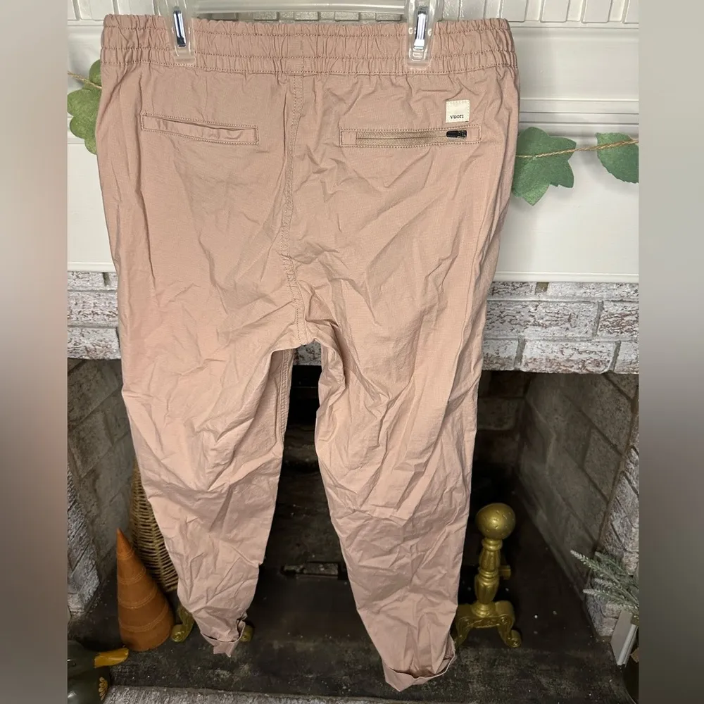 Vuori rip stop pant size S light terracotta color organic cotton - Image 2