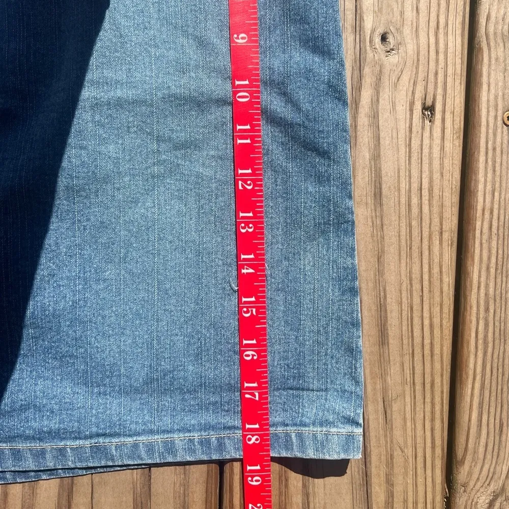 Loft [] size 6 Vintage Denim Jean Button Skirt - Image 7