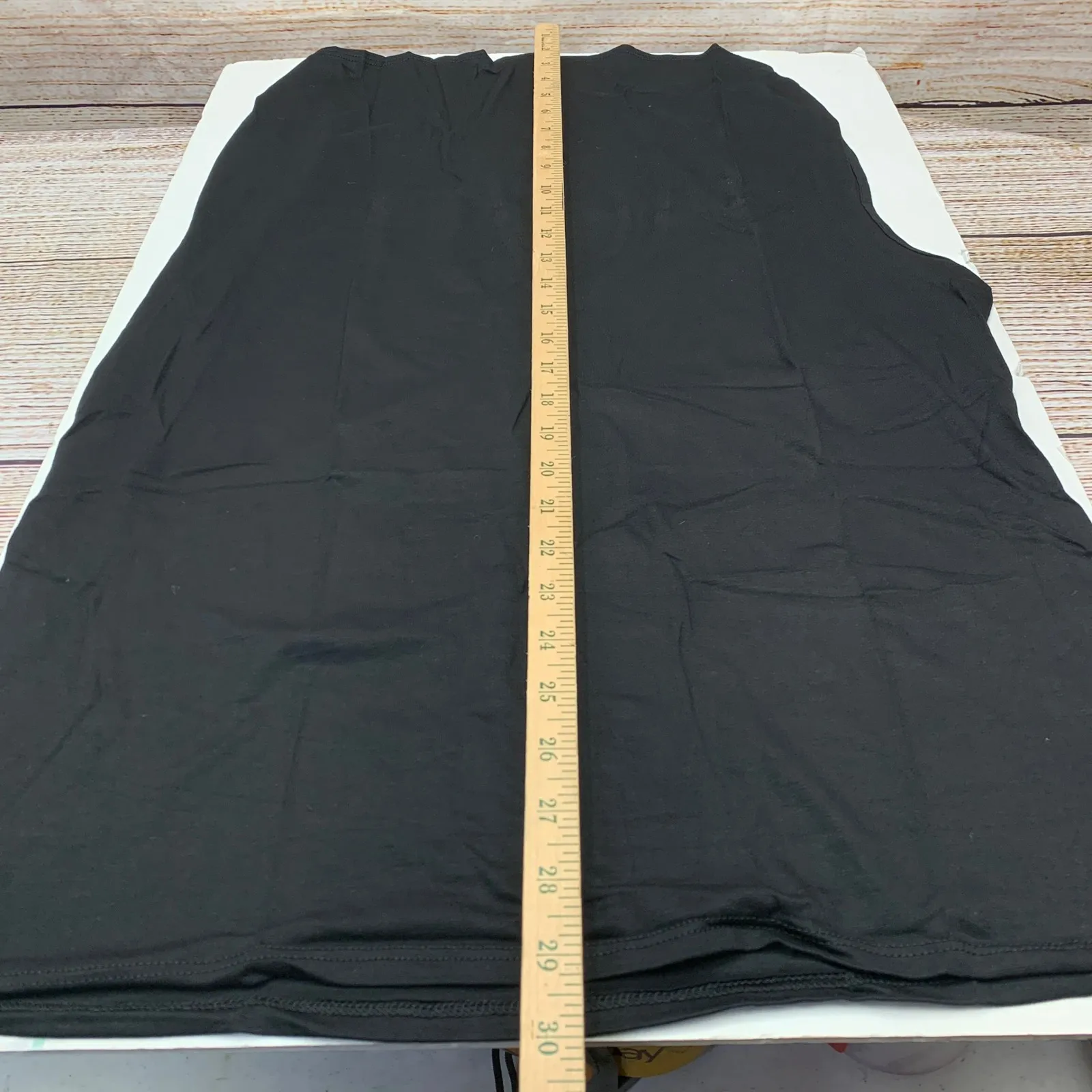 Amore All.F.Y Ruched‎ Sleeveless Black Stretch Tank Top 2X Large New Made in USA Size XXL - Image 2