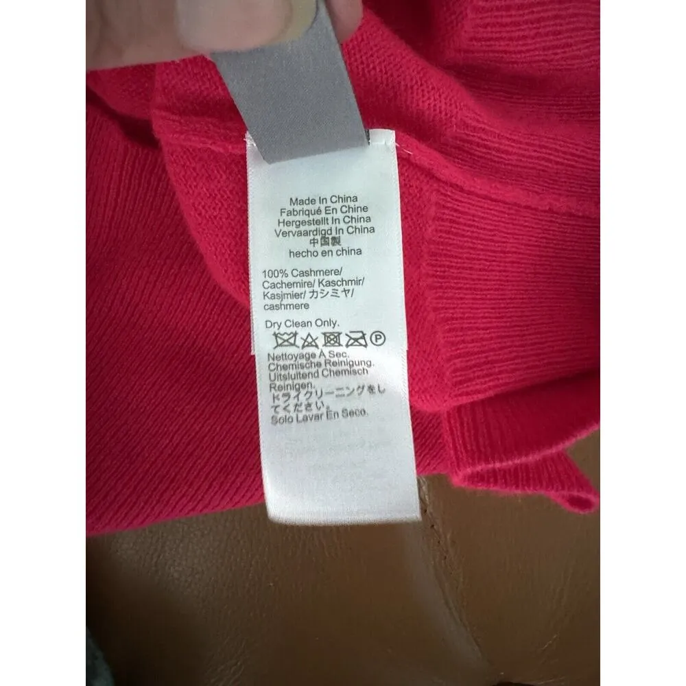 J. Crew Classic Fit Pink 100% Cashmere Sweater Women’s Size XS - Image 7