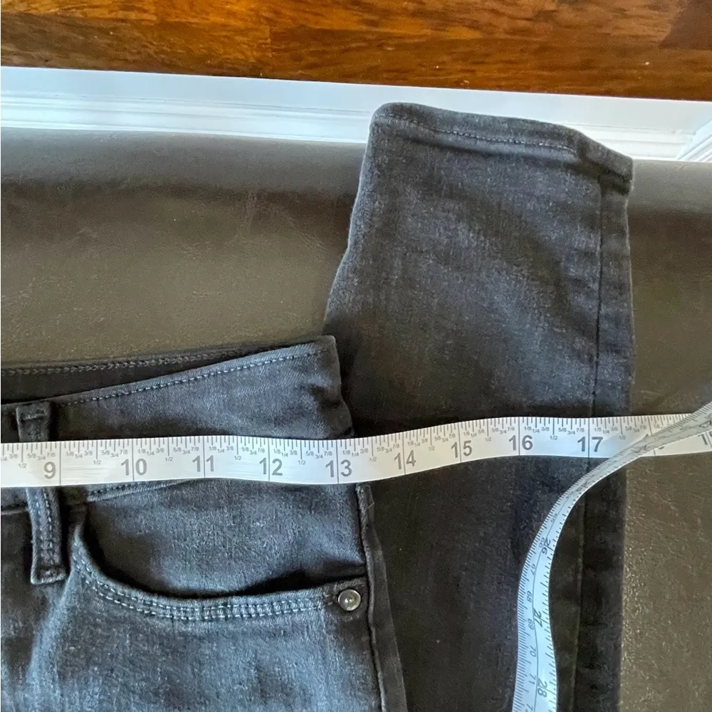 Athleta SIze 2 Tall Black Denim Skinny Jeans rocker concert emo street wear - Image 7