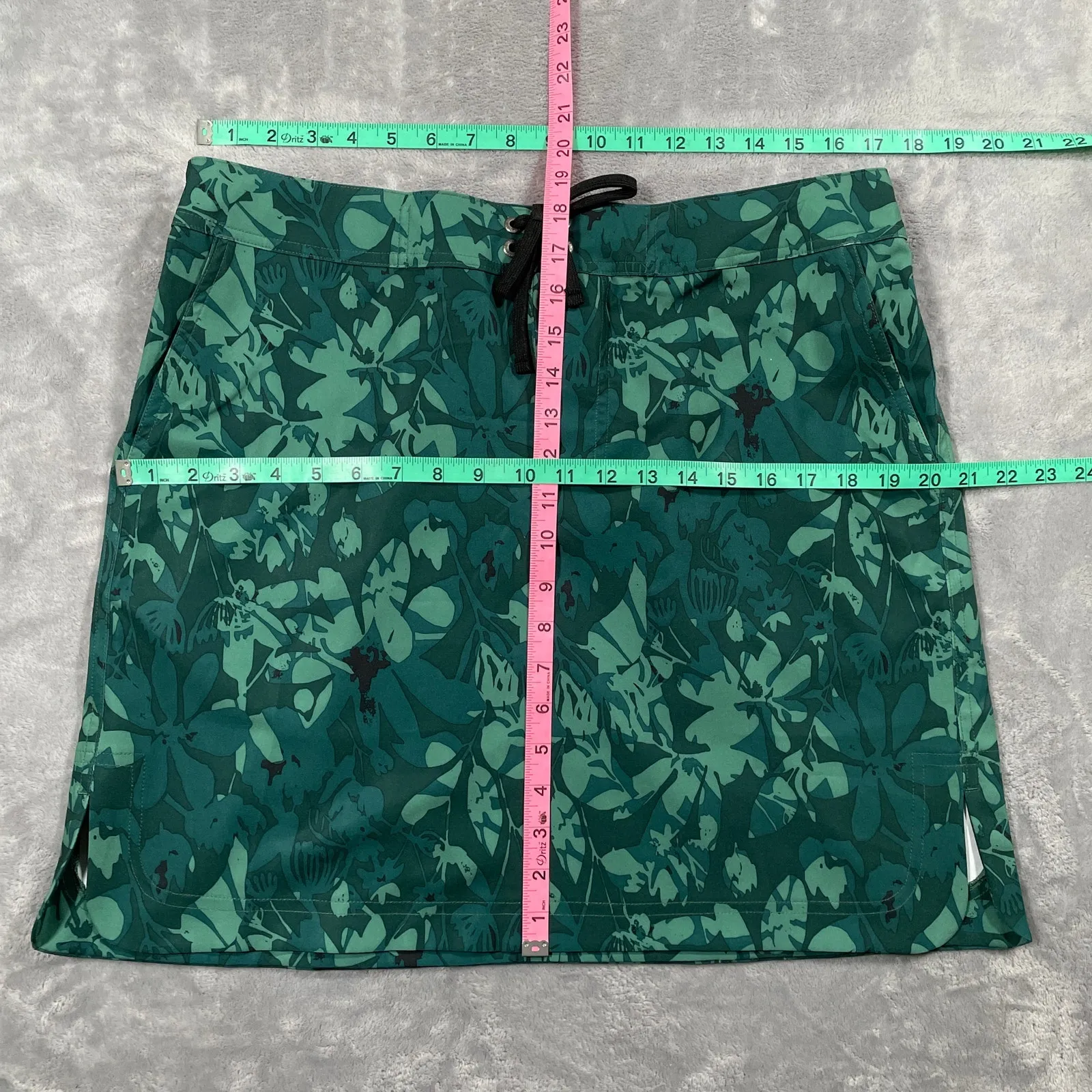 Ripskirt Pull On Skirt Large Green Vacation Packable Cruise Swim Beach Stretch - Image 10