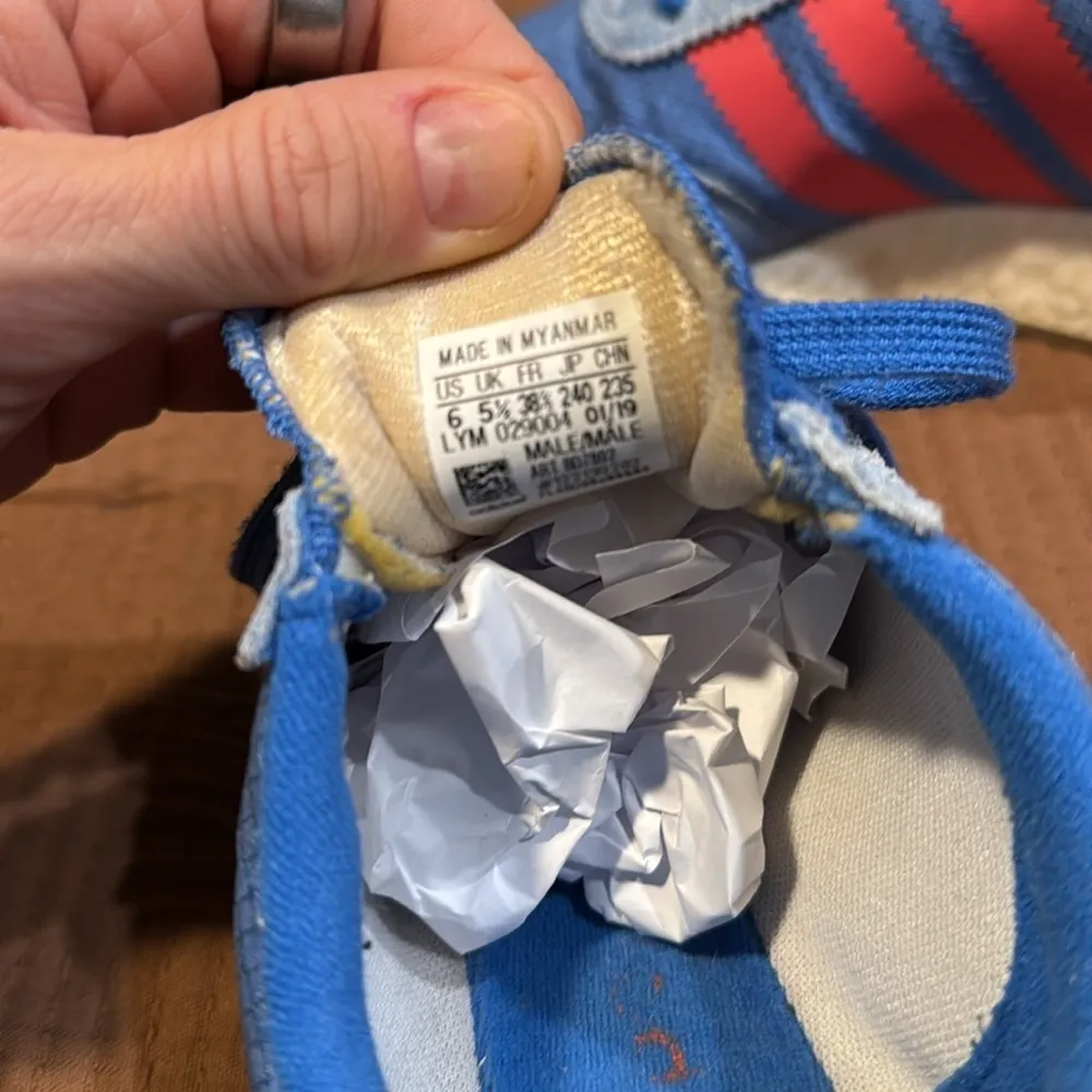 ADIDAS I-5923 Hi-Res Blue 6 male 7.5 Women - Image 6