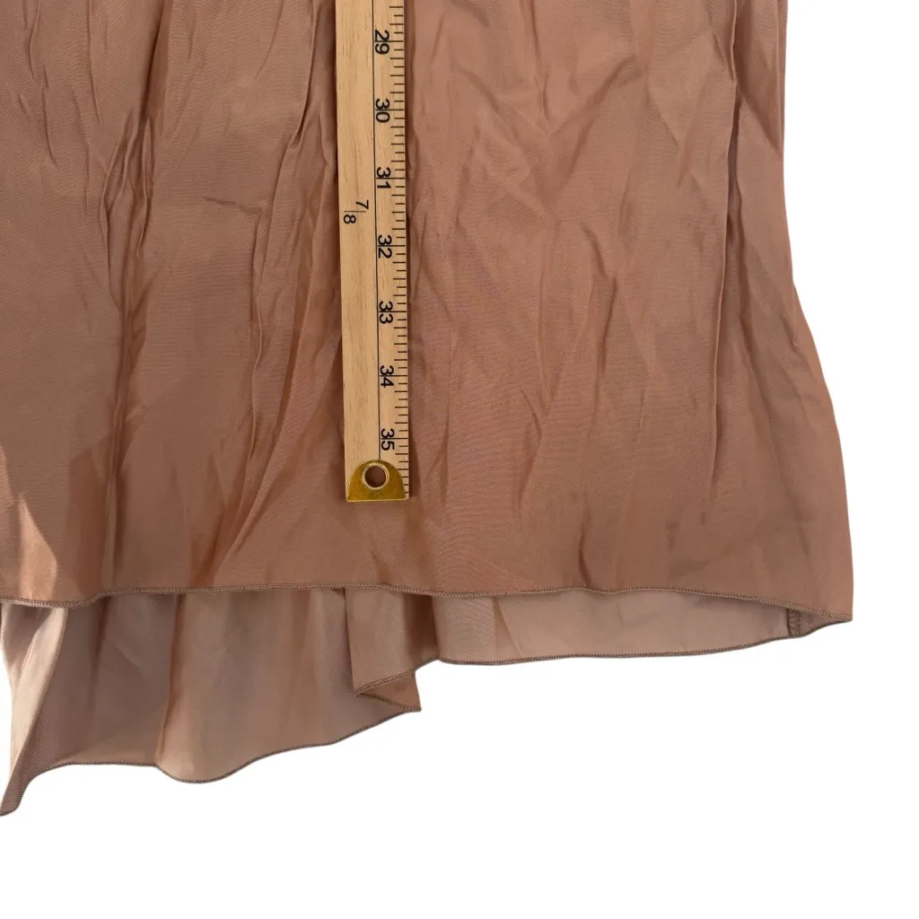 Hanna for La Journee Steampunk Whimsygoth Ruched Crinkle Maxi Skirt Size 1 XS Pink - Image 8