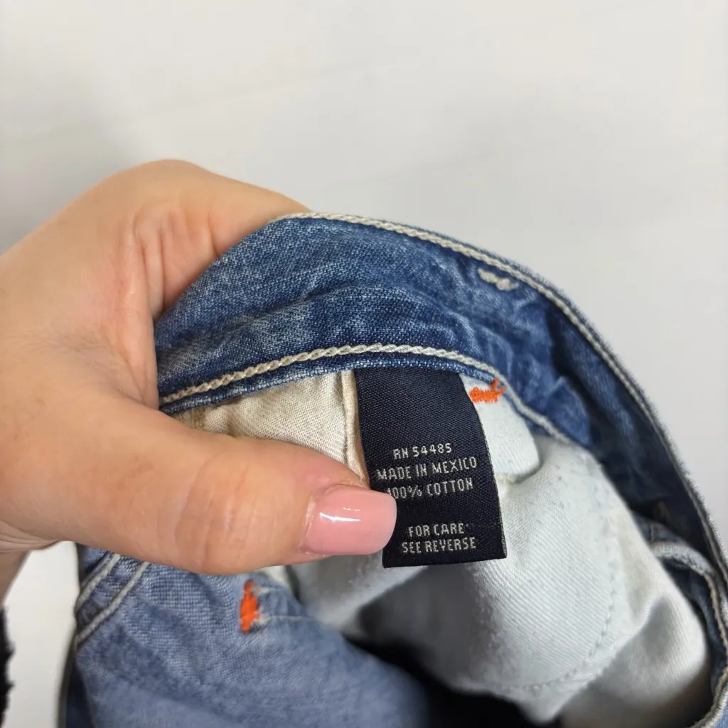 VTG Y2K American Eagle Cargo Jeans Size 2 - Image 7