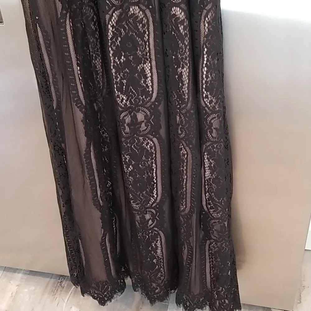 💕ADELYN RAE💕 Sleeveless Black Lace Maxi Dress Small S NWT - Image 7