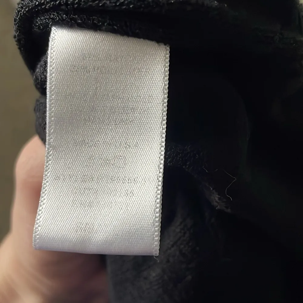 Blue Blush Women’s Black Draped Front Cropped Long Sleeve Blouse - Size Small - Image 5