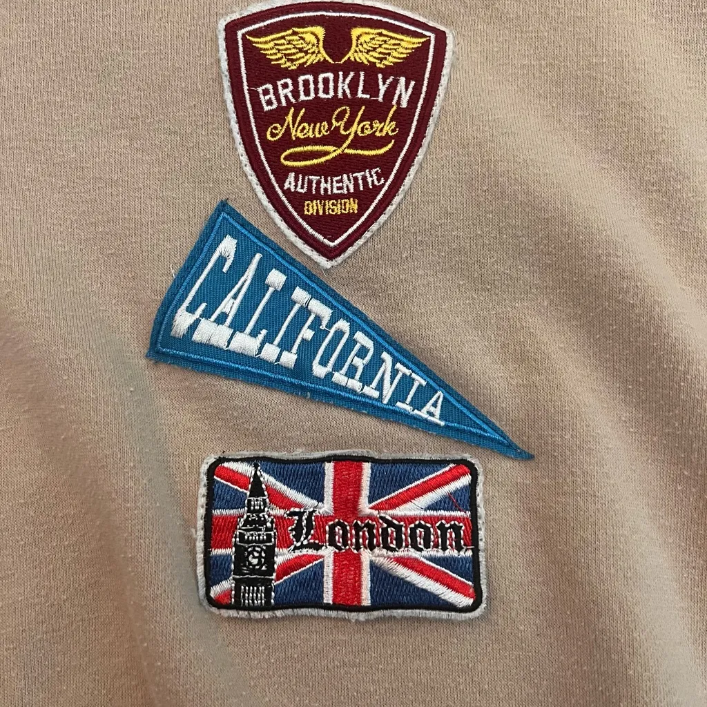 Vinyl Icons Patched Hooded Sweatshirt - Image 3