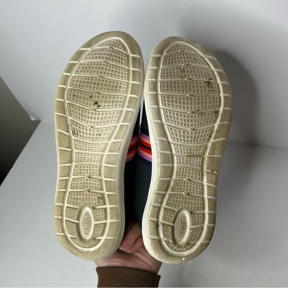 Crocs  Navy Slip On Shoes 9 - Image 8