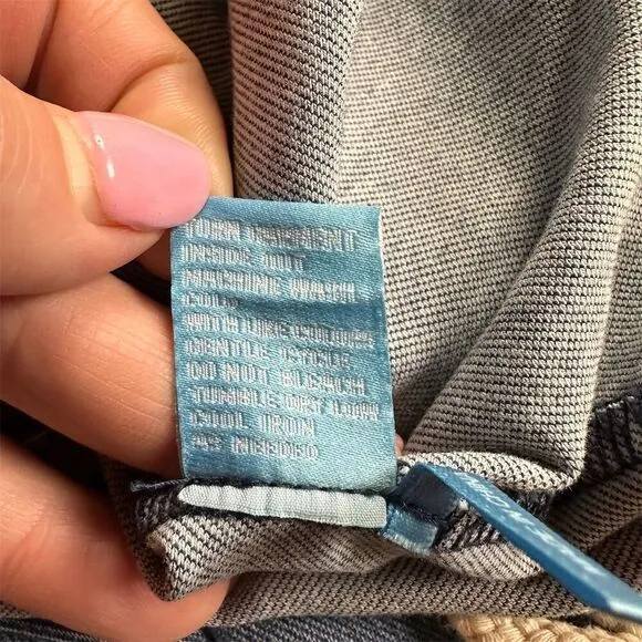 J. McLaughlin Women's Blue Maria Knit Denim Halter Knee Length Dress‎ Size S - Image 9