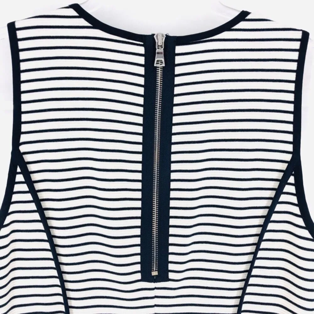 Red 23 Bodycon Dress Navy & White Stripe M Blue Size M - Image 5