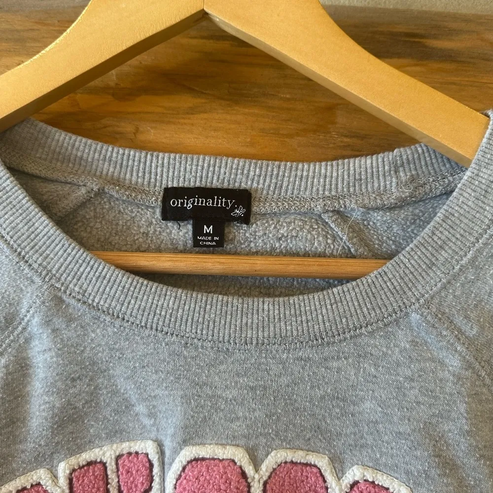 Dry Goods Graphic Pullover Sweatshirt Gray Size M - Image 3