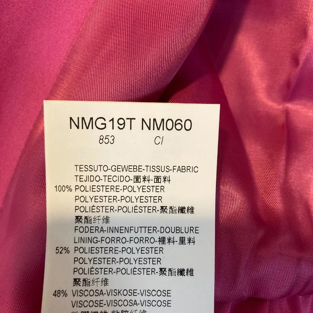 Armani Collezioni women's size 4 US silky 3/4 sleeve flare belly cropped jacket - Image 8