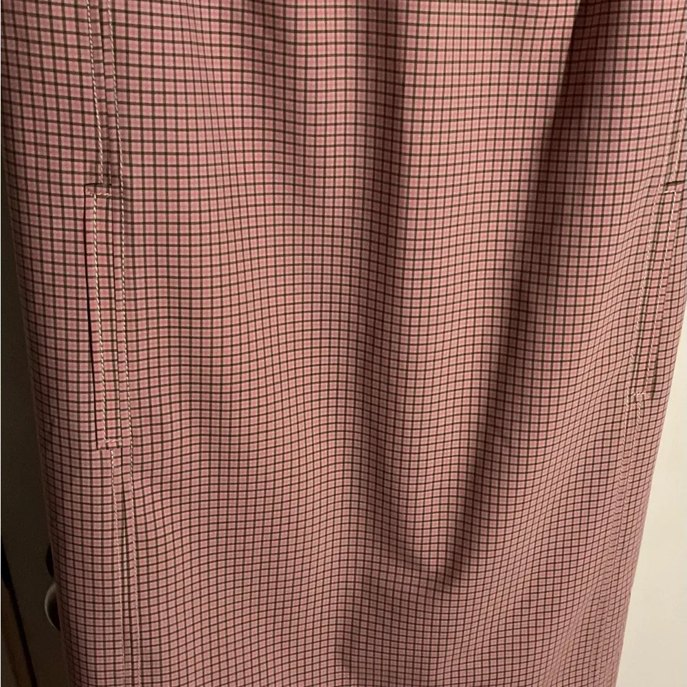 W BY WORTH PINK CHECKERED SHIFT DRESS WOMENS SIZE 4 NWOT - Image 2