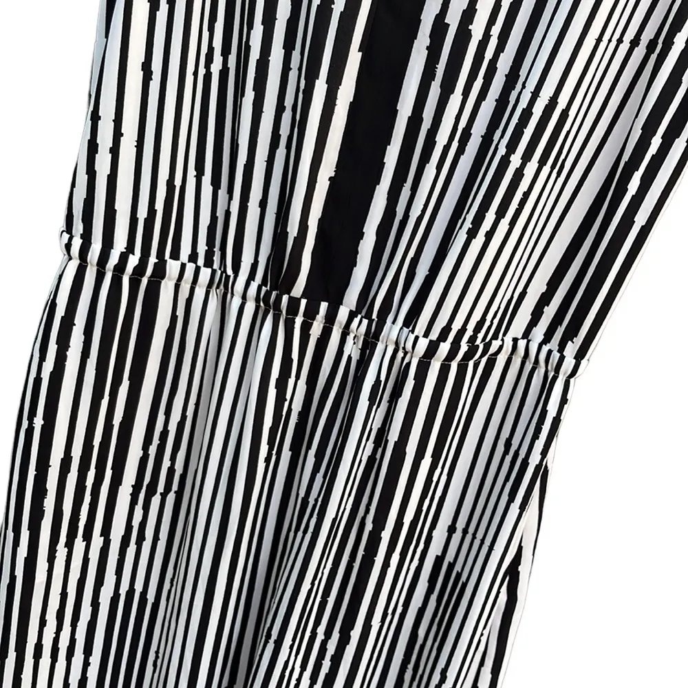 NWT White House Black Market Stripe Split Maxi Dress - Image 10