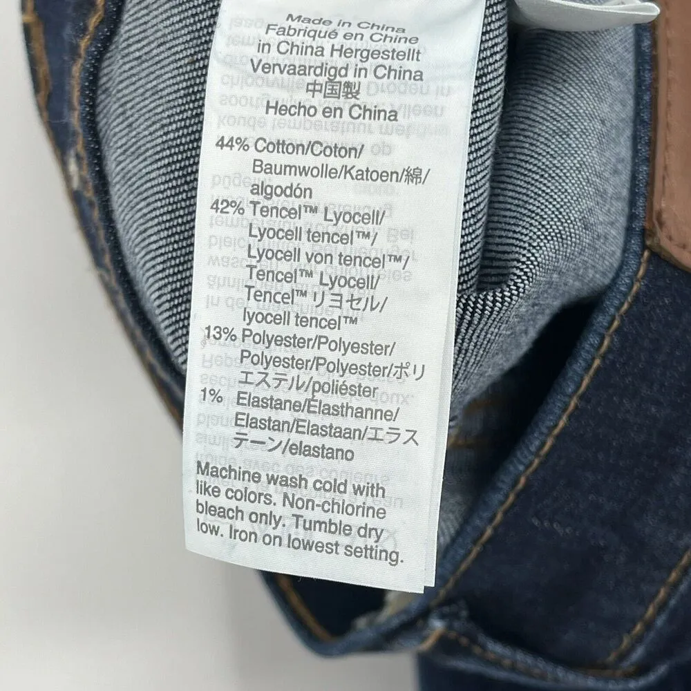 Madewell 9" Mid-Rise Skinny Jeans Larkspur Wash TENCEL Denim Edition Size 26 - Image 10