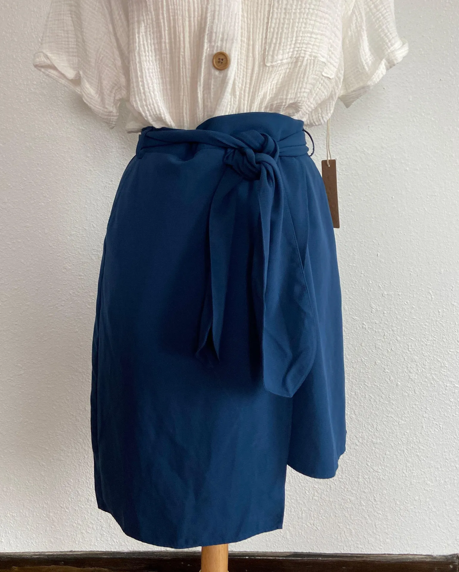 The Fifth Label Solid Blue Wrap Skirt - Image 2