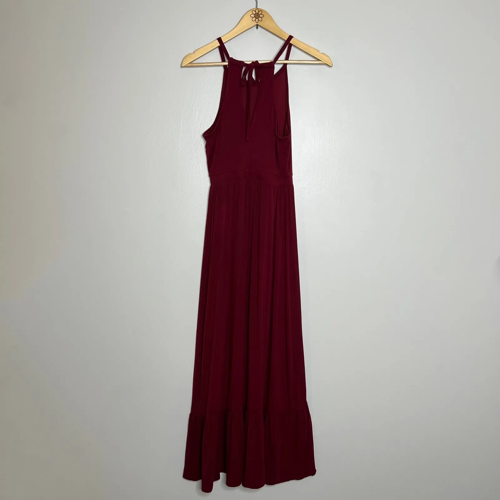 Old Navy Red Racerback Sleeveless Tank Maxi Dress - Image 5