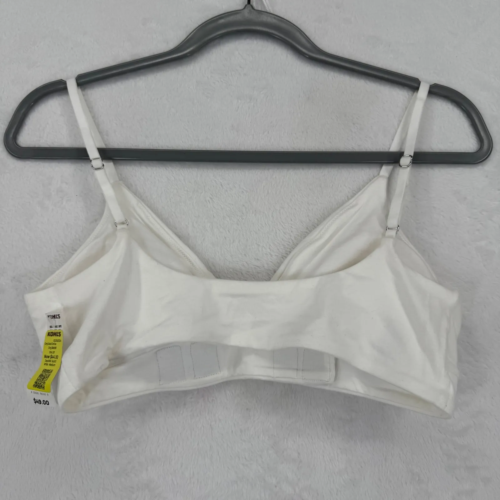 Slick Chicks Wireless Comfort‎ Bra White Medium Adjustable Adaptive - Image 5