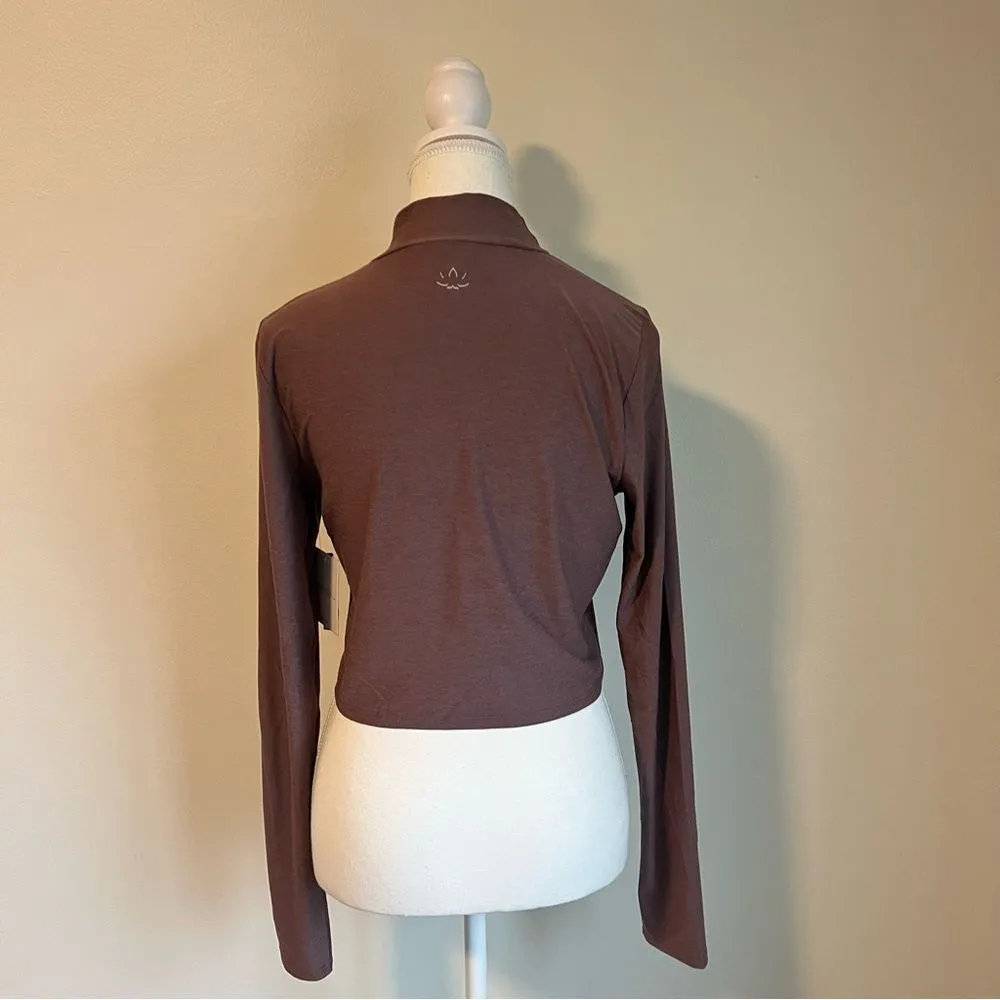 Beyond Yoga Featherweight Moving on Cropped Pullover NEW  in Trufh Size Large - Image 9
