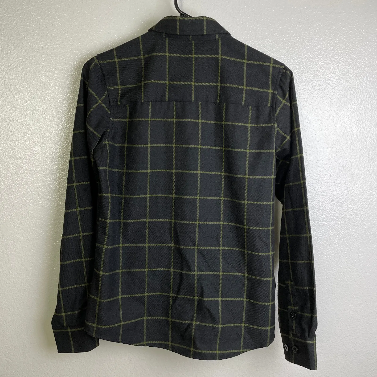 Dixxon Flannel Shirt Womens Small Black The Infidel Snap Green Check Outdoors - Image 7