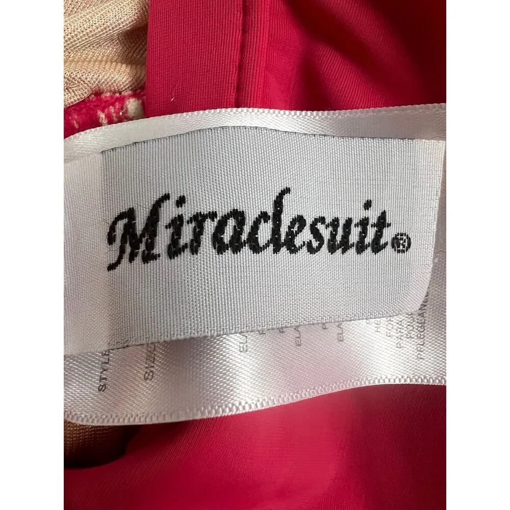 Miraclesuit Tiered Layered Slimming Shaping One Piece Swimsuit Underwire 14 - Image 5