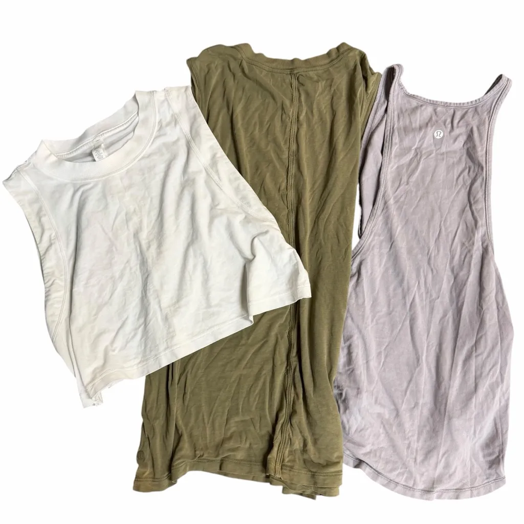 Lululemon 6 Tank Top Bundle Size 10 - Image 3