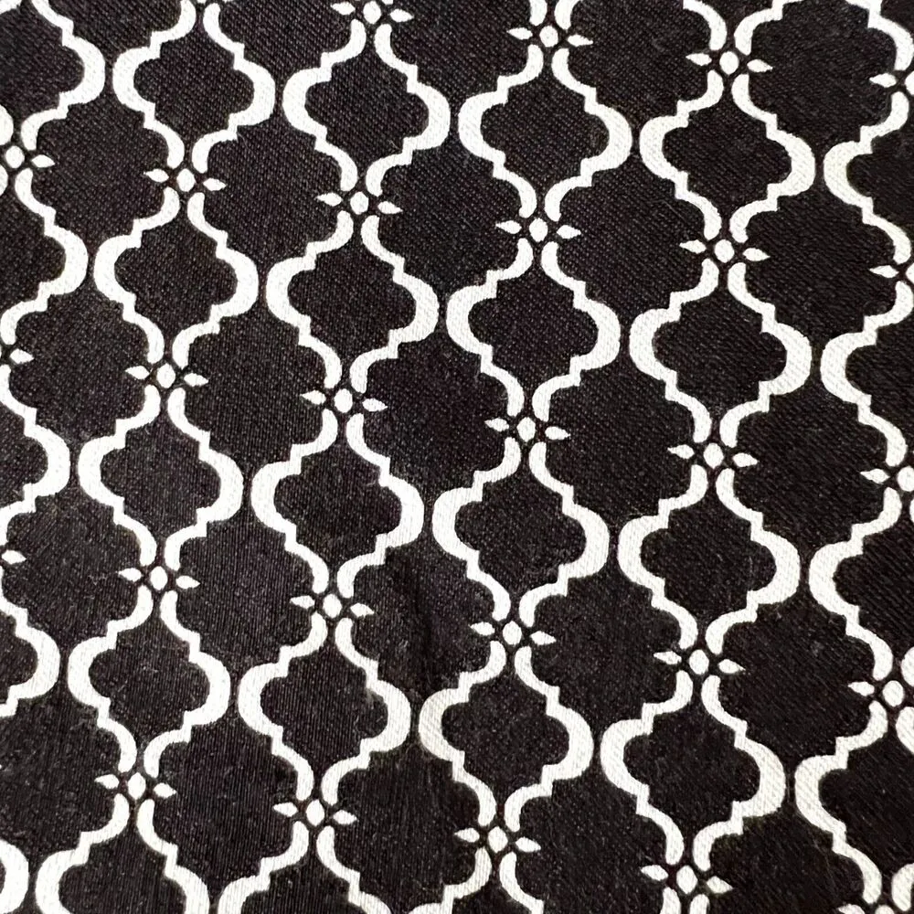 Counterparts  Black White Patterned Ankle Pants - Image 5