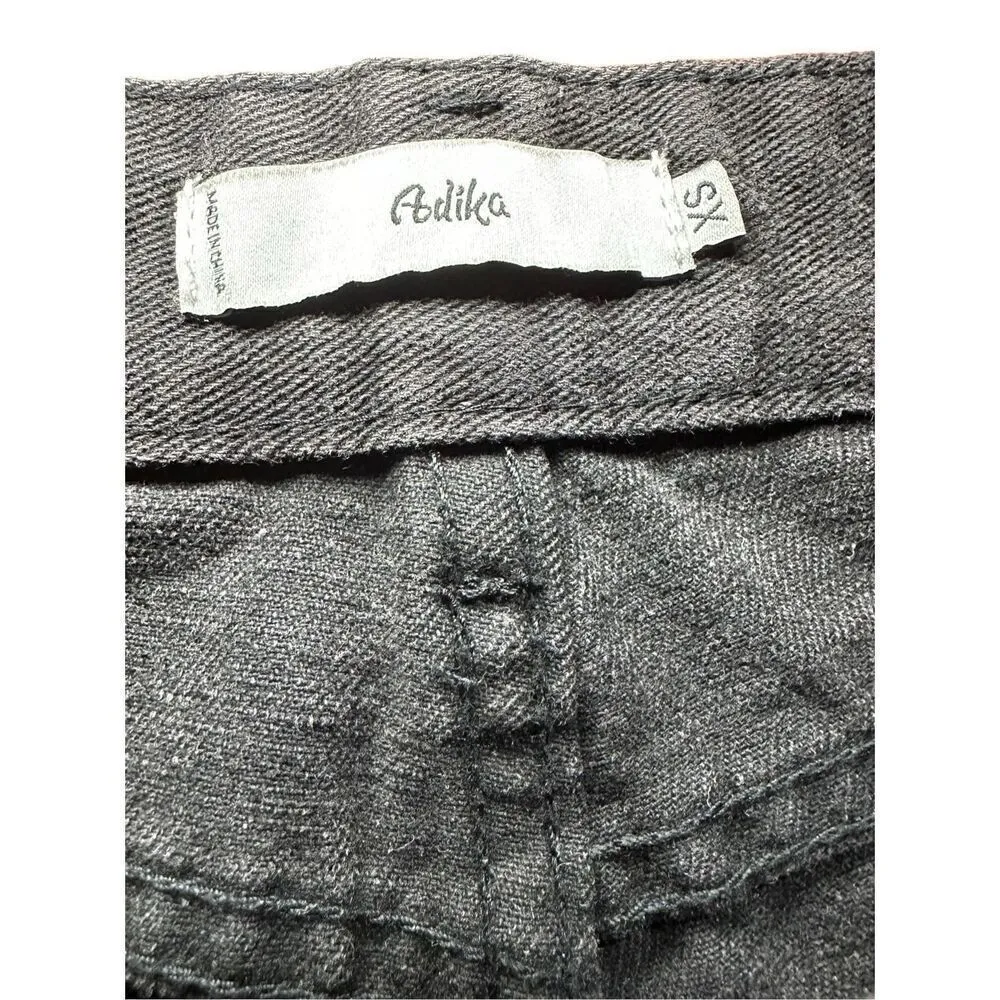 Adika Black Distressed Ripped high rise Jeans Sz XS/ 25 grunge whimsygoth - Image 4