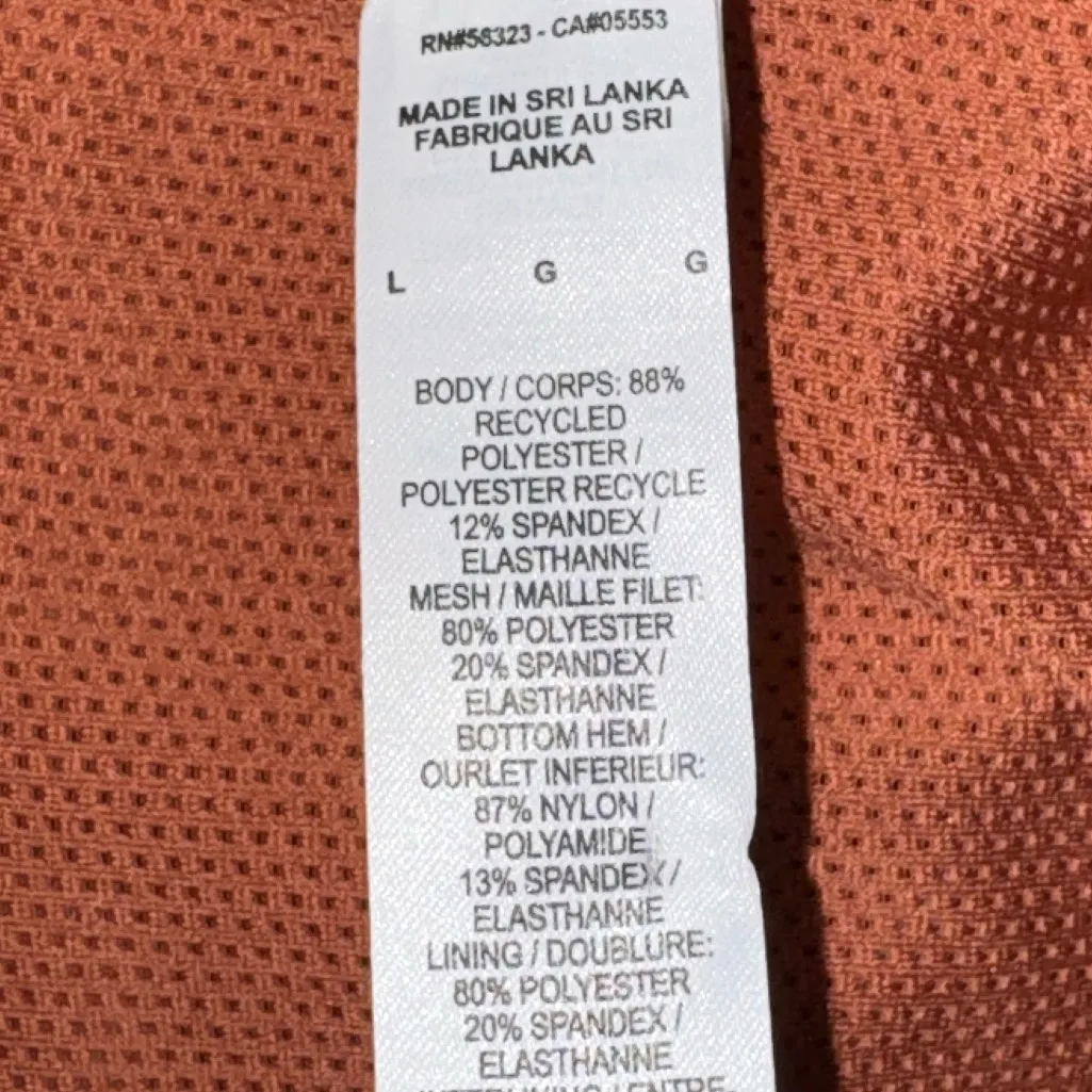 Nike INDY Lattice Sports Bra Racerback Women’s L Large Rust Orange Color - Image 6