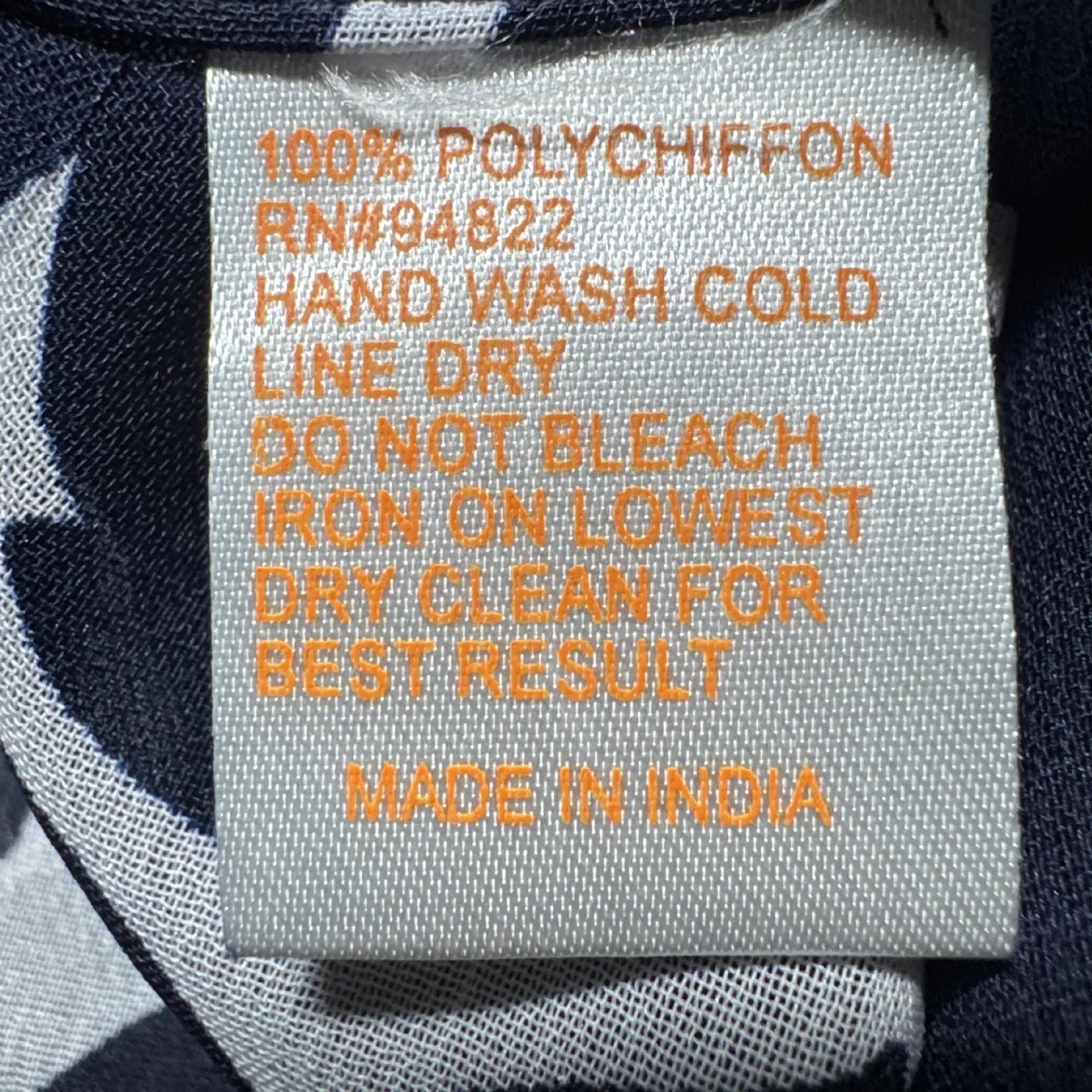 NWT Zuécar Navy Anchor Heart Print Sheer Kimono Cover Up Kaftan Top F/S Black Size undefined - Image 5