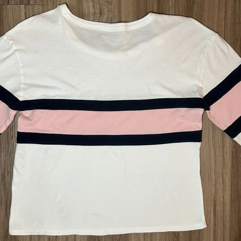 Vintage Y2K  Cropped Oversize Long Sleeve Tee - S - Image 7