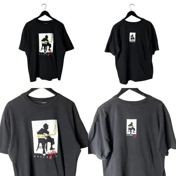 Vintage Montreal Jazz T Shirt Large L Black Graphic Tee - Image 2