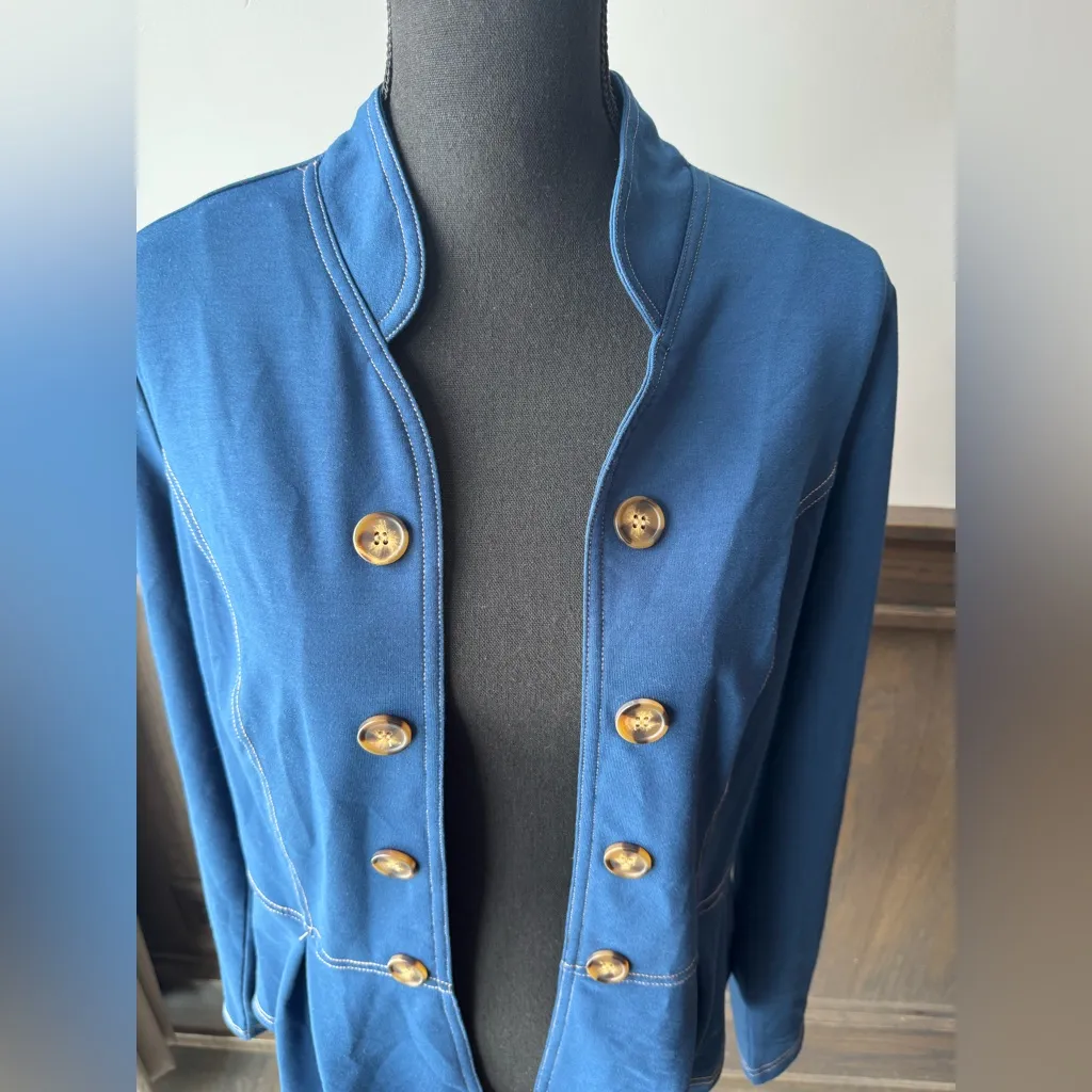 Ophelia Roe Adorable jacket with peplum style size medium - Image 5